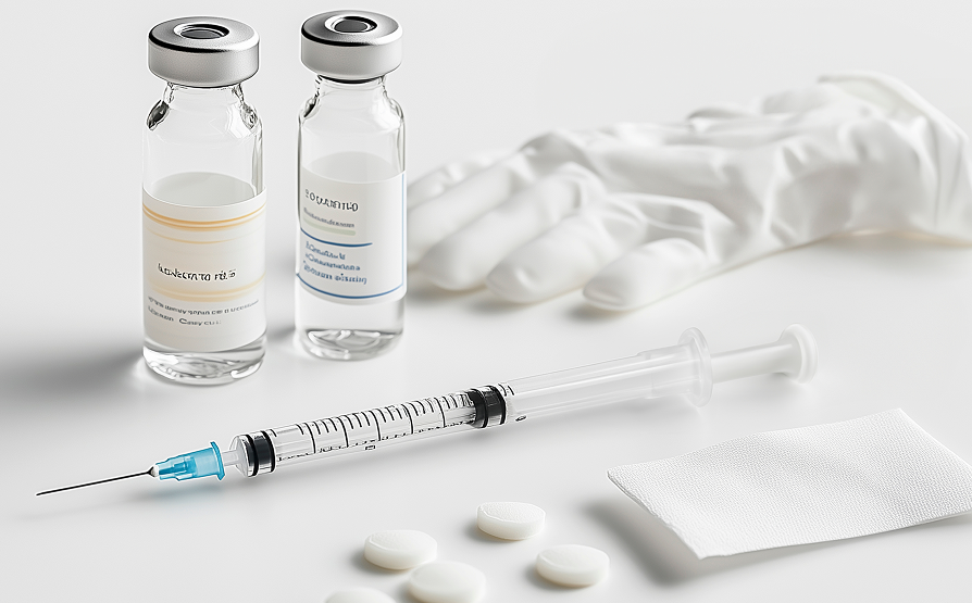 정품 장비 및 의약품 사용